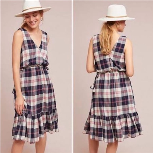 Anthropologie Dresses & Skirts - Isabella Sinclair dickens plaid dress